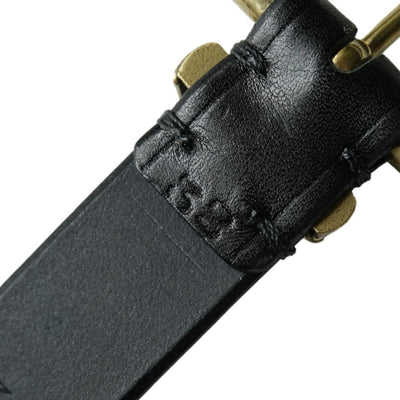 Inception Saddle Leather Fireman Belt (Black)