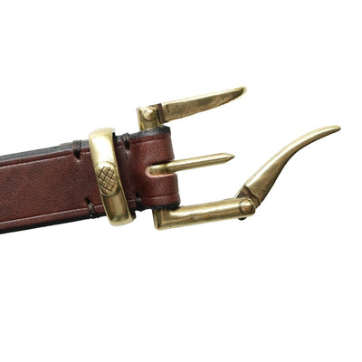 Inception Saddle Leather Fireman Belt (Brown)