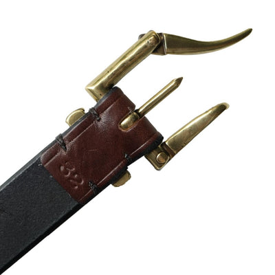 Inception Saddle Leather Fireman Belt (Brown)