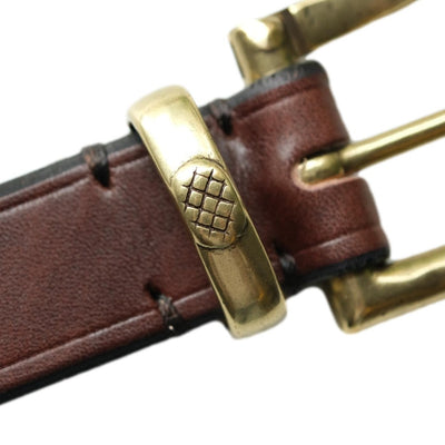 Inception Saddle Leather Fireman Belt (Brown)