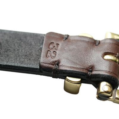 Inception Saddle Leather Fireman Belt (Brown)