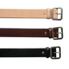 Inception Saddle Leather Garrison Belt (Black)