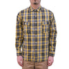 Japan Blue Check Work Shirt (Yellow)