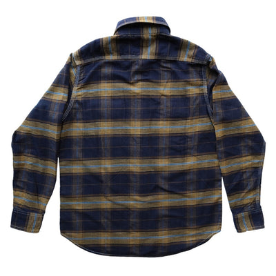 Japan Blue Indigo Check Flannel Shirt