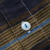 Japan Blue Indigo Check Flannel Shirt