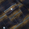 Japan Blue Indigo Check Flannel Shirt