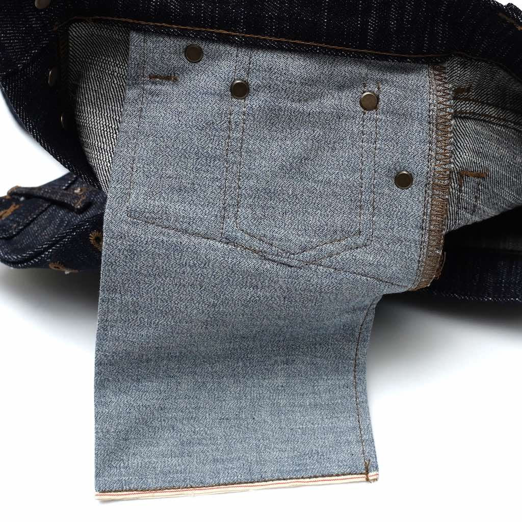 ODJB006 18oz. "Snow Slub" Selvedge Jeans (High Tapered) - Okayama Denim Jeans - Selvedge