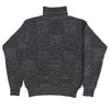 Loop & Weft Merino Lambswool Patchwork Turtleneck Sweater (Black)