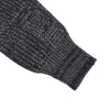 Loop & Weft Merino Lambswool Patchwork Turtleneck Sweater (Black)