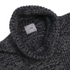 Loop & Weft Merino Lambswool Patchwork Turtleneck Sweater (Black)