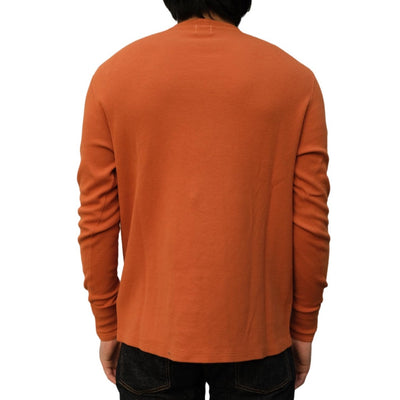 Loop & Weft Fine Aran Honeycomb Crewneck Thermal (Brown)