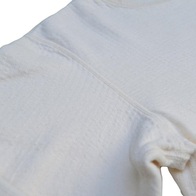 Loop & Weft Double Face Jacquard Crewneck Thermal (Ivory)