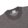 Loop & Weft Merino Lambswool Classic Birdseye Sweater (Mocha)