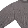 Loop & Weft Merino Lambswool Classic Birdseye Sweater (Mocha)