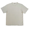 Loop & Weft Double Face Raw Edge Crewneck Tee (Ivory)