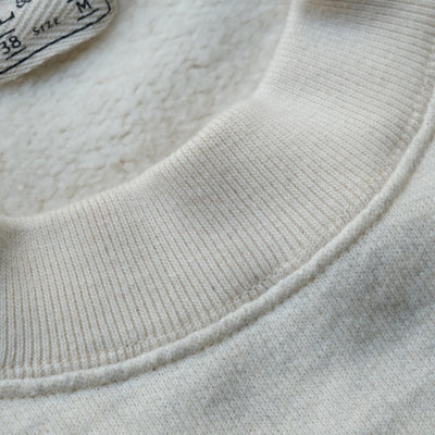 Loop & Weft Tompkins Knit Mock Neck Sweatshirt (Oatmeal)