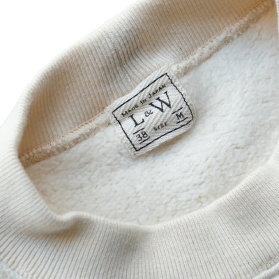 Loop & Weft Tompkins Knit Mock Neck Sweatshirt (Oatmeal)