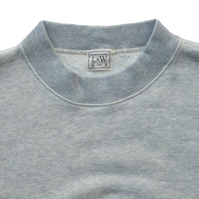 Loop & Weft Tompkins Knit Mock Neck Sweatshirt (Gray)
