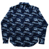 Momotaro Indigo Camo Jacquard Shirt