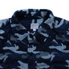 Momotaro Indigo Camo Jacquard Shirt