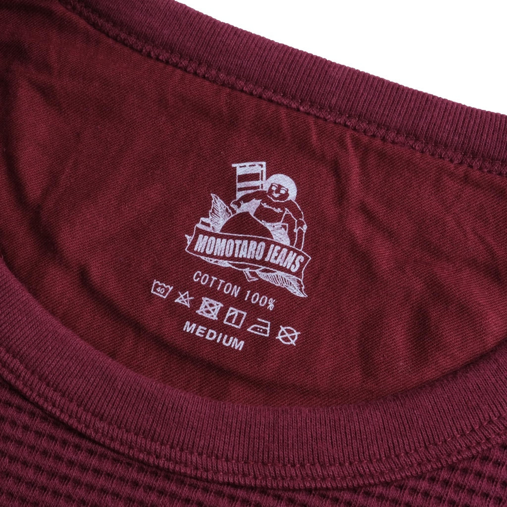 【メーカー直売】の商品をすべて Momotaro GTB L/S Thermal (Burgundy) - Okayama Denim ピアス