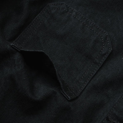 Momotaro Black GTB French Work Jacket