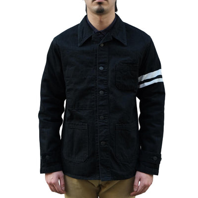 Momotaro Black GTB French Work Jacket