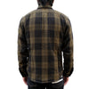 Momotaro Herringbone Check Flannel Shirt (Olive)