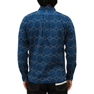 Momotaro Indigo Sashiko Shirt