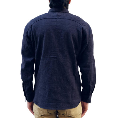 Momotaro Half Raglan Slub Shirt (Navy)