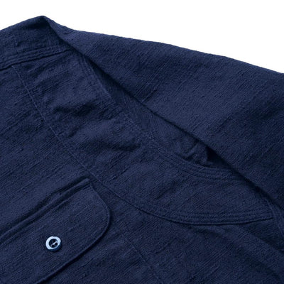 Momotaro Half Raglan Slub Shirt (Navy)