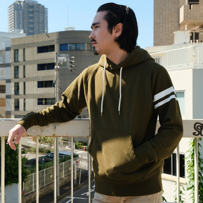 Momotaro GTB Pullover Sweat Hoodie (Olive)