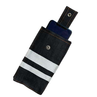 Momotaro Large Size Denim Smartphone Case