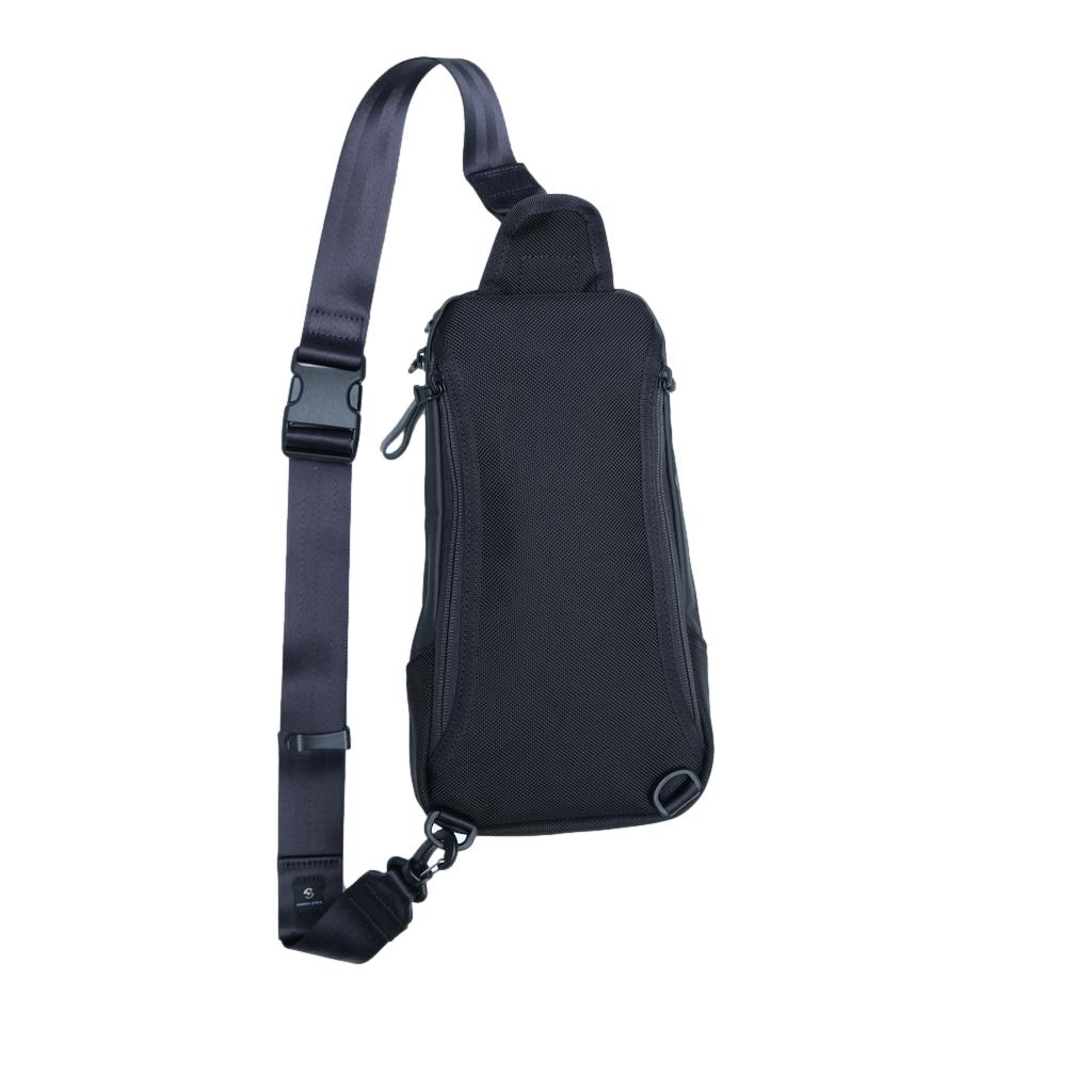 Black Rivet Sling bag - unisex sling bag - Rimagined
