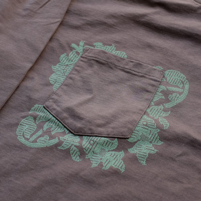 Master-piece x Rajabrooke L/S Pocket Tee (Brown)