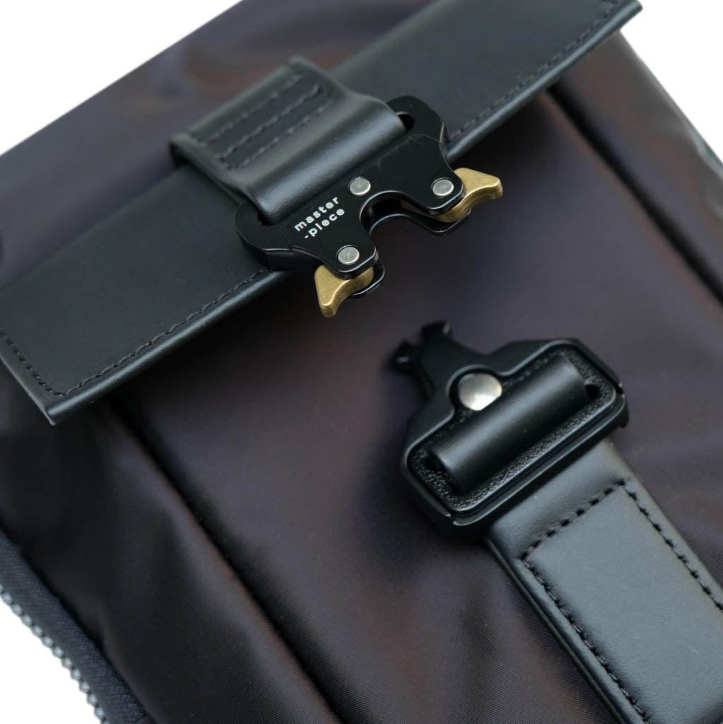 Master-piece "Confi" Nylon Shoulder Bag (Black)