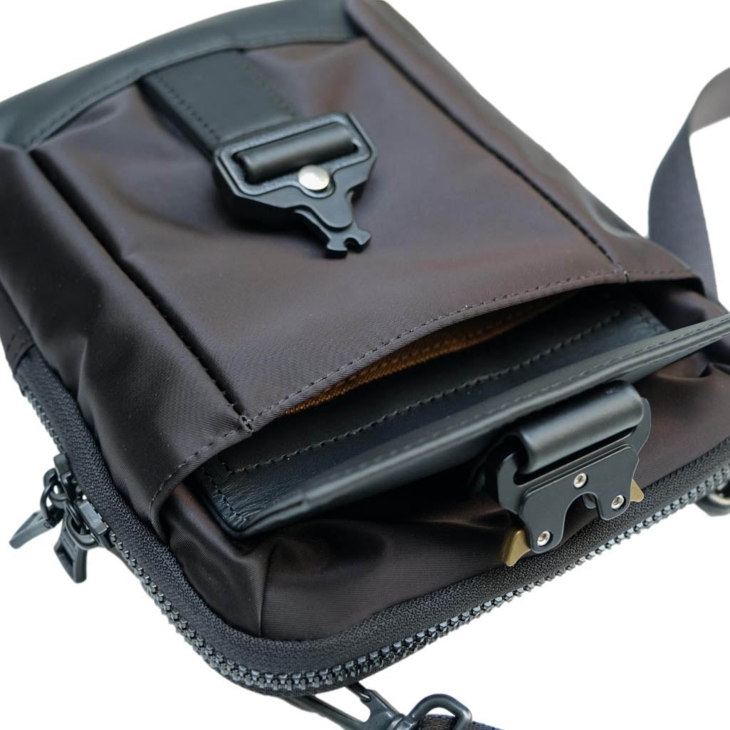 Master-piece "Confi" Nylon Shoulder Bag (Black)