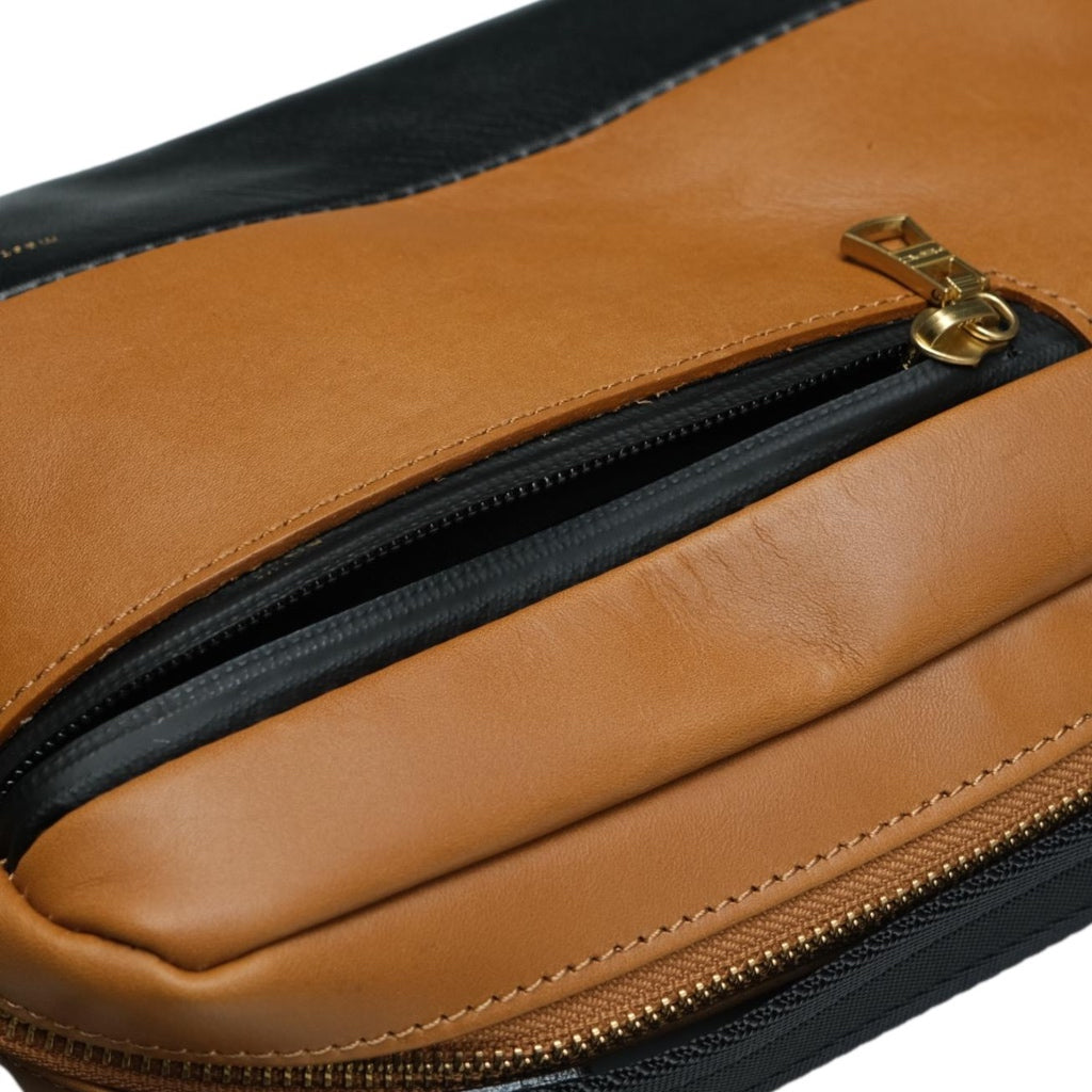 Master-piece "Gloss" Shoulder Bag (Camel)