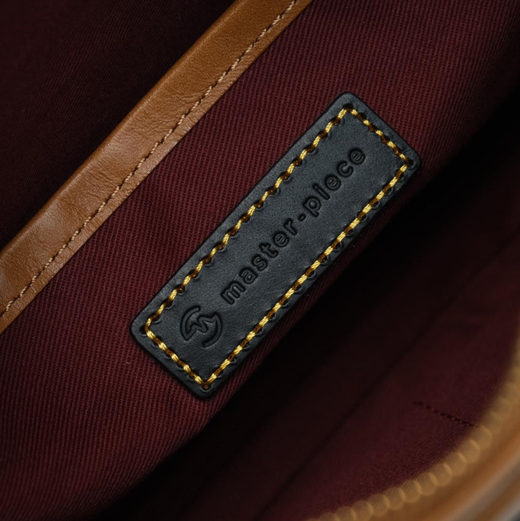 Master-piece "Gloss" Shoulder Bag (Camel)