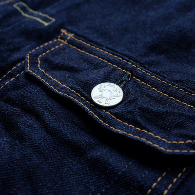 Momotaro Natural Indigo Weft 2nd Type Selvedge Jacket