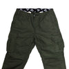 Momotaro Back Satin Olive Cargo Pants (Slim Tapered) - Okayama Denim Pants - Selvedge
