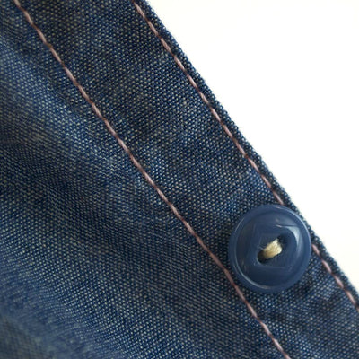 Momotaro MS033 5oz. Chambray Shirt - Okayama Denim Shirt - Selvedge