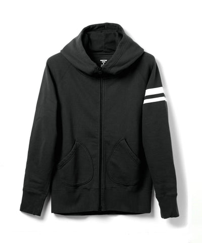 Momotaro 07-044 Heavyweight GTB Hoodie (Black) - Okayama Denim Sweatshirt - Selvedge