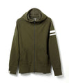 Momotaro 07-044 Heavyweight GTB Hoodie (Olive) - Okayama Denim Sweatshirt - Selvedge