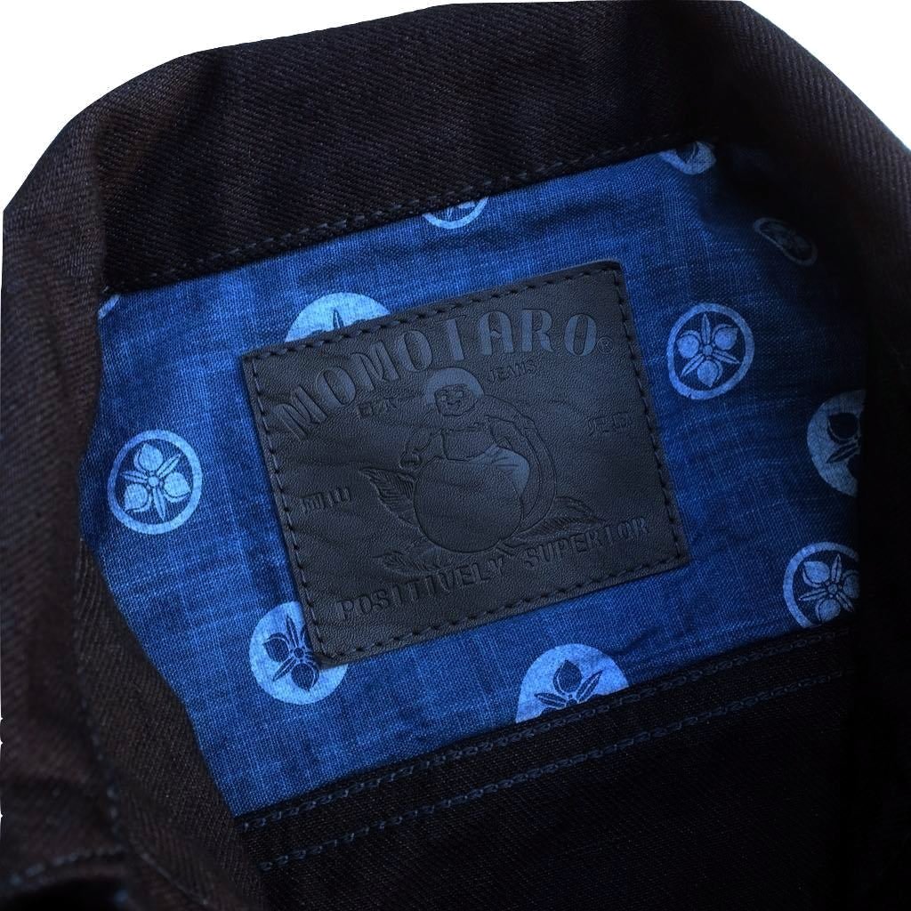 OD+MJ 15.7oz. Deep Indigo x Black Type 2 Mod Selvedge Jacket - Okayama Denim Jacket - Selvedge