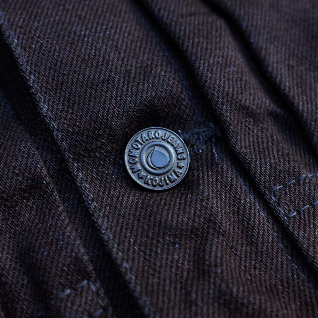 OD+MJ 15.7oz. Deep Indigo x Black Type 2 Mod Selvedge Jacket - Okayama Denim Jacket - Selvedge