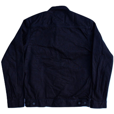 OD+MJ 15.7oz. Deep Indigo x Black Type 2 Mod Selvedge Jacket - Okayama Denim Jacket - Selvedge