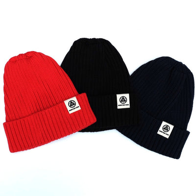 Momotaro Knit Naval Watch Cap (Navy) - Okayama Denim Accessories - Selvedge