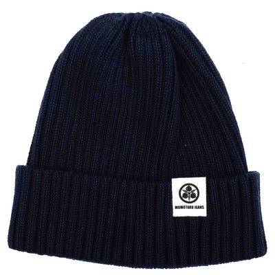 Momotaro Knit Naval Watch Cap (Navy) - Okayama Denim Accessories - Selvedge