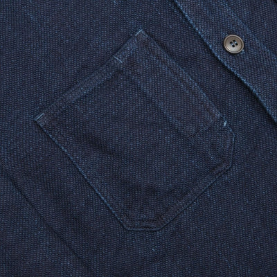 Momotaro Heavyweight Indigo Dobby Sashiko Shirt